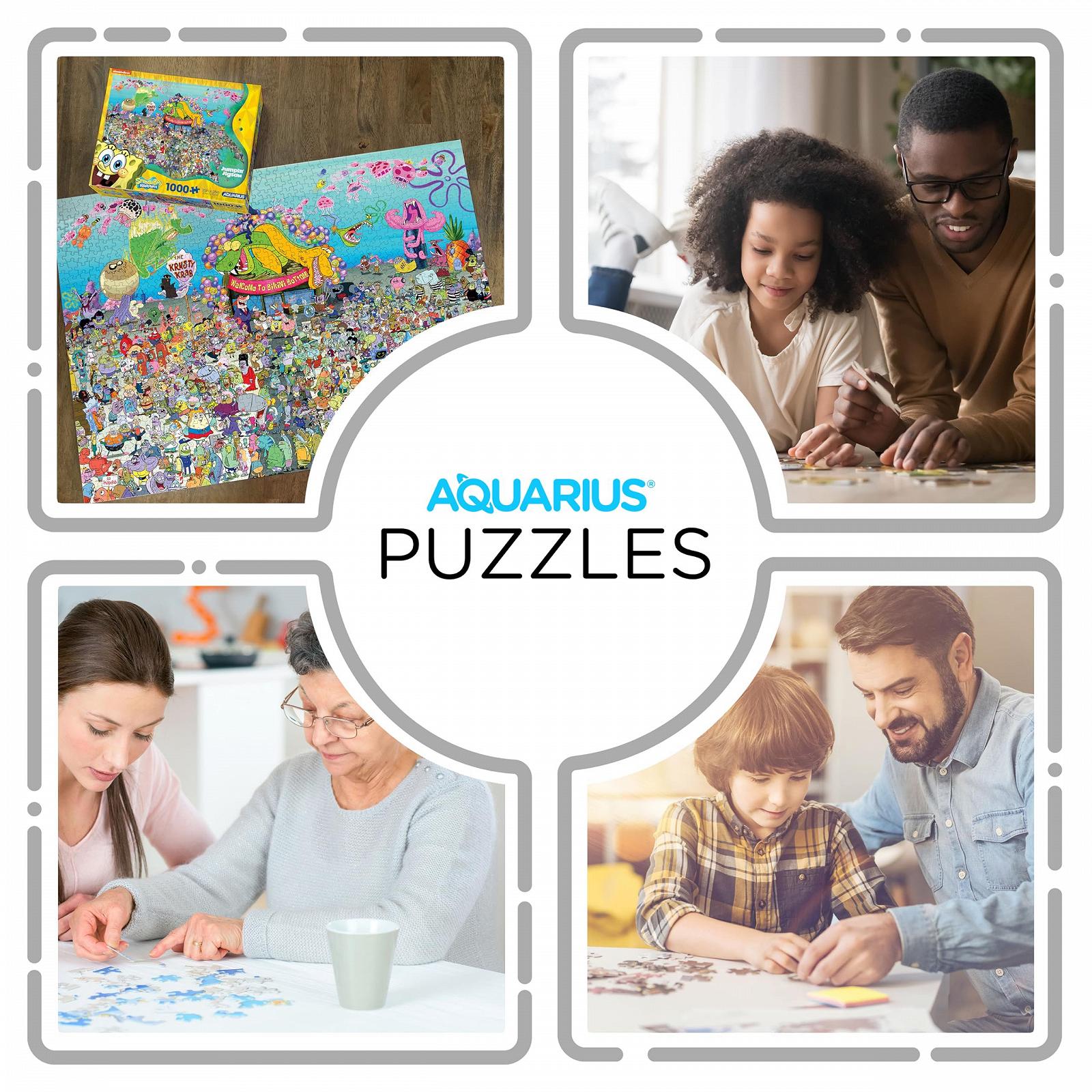 Пазл AQUARIUS Spongebob Squarepants 25th Anniversary 1000 деталей 22 x 28 дюймов разноцветный прямоугольный картонный, фото №5