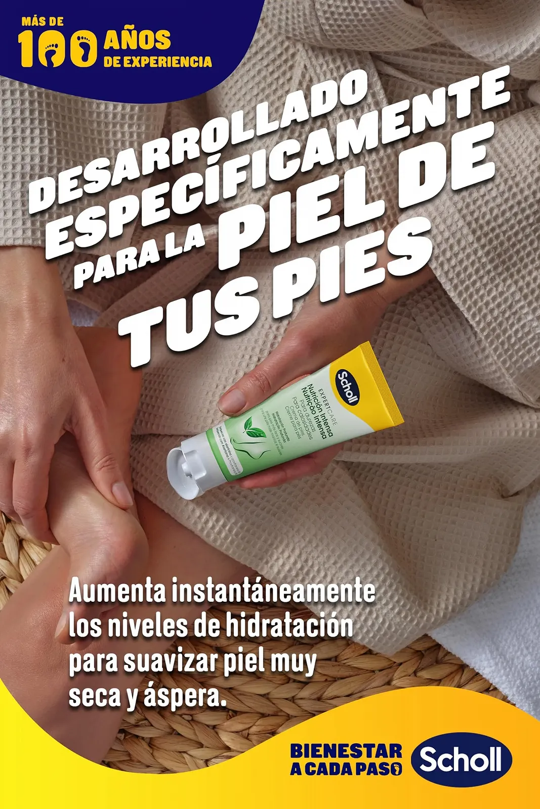 Крем для ног Dr. Scholl's ExpertCare Интенсивное питание от мозолей с аллантоином и провитамином B5 75 мл, фото №2