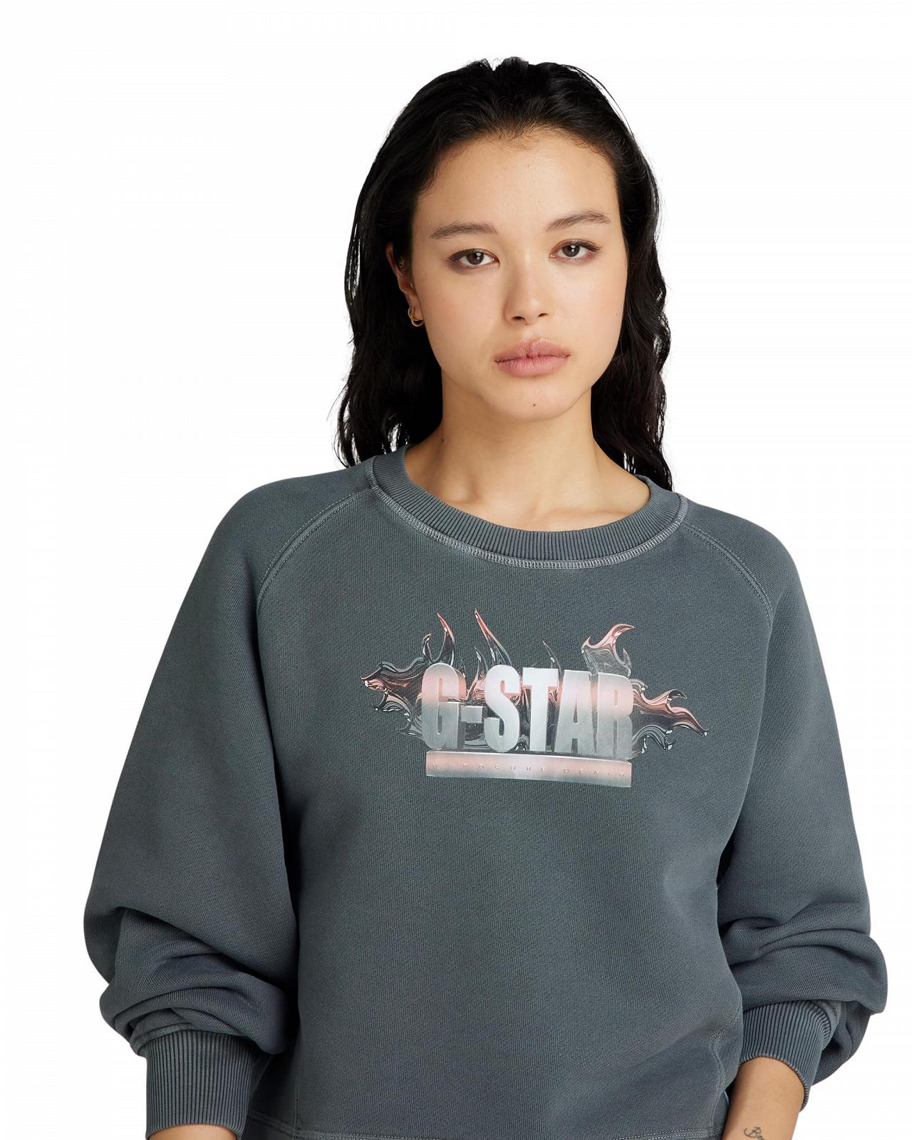 Свитер G-STAR Overdyed Merch Loose, фото №3