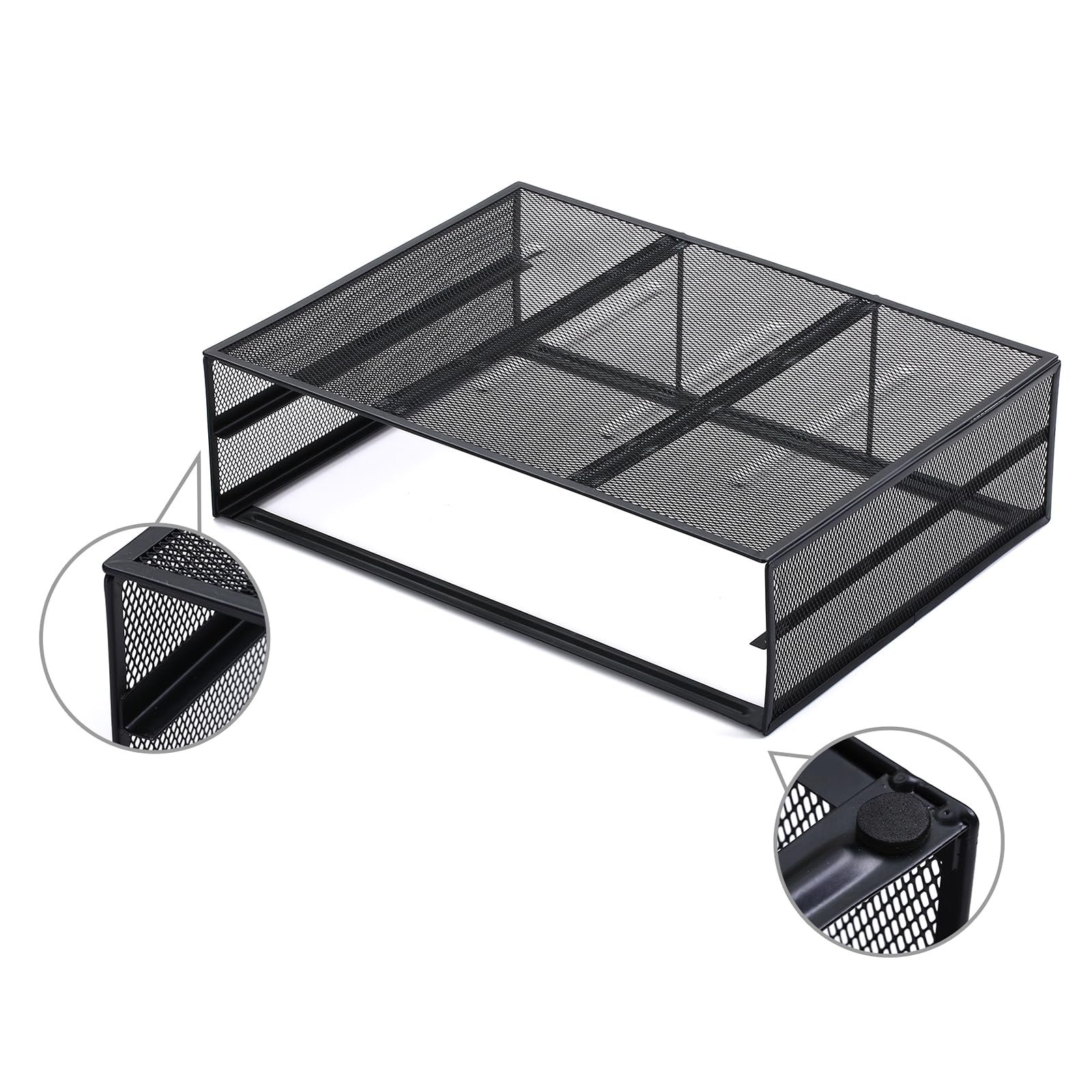 Підставка для монітора з вбудованими шухлядами для зберігання, настільні органайзери, фото №3