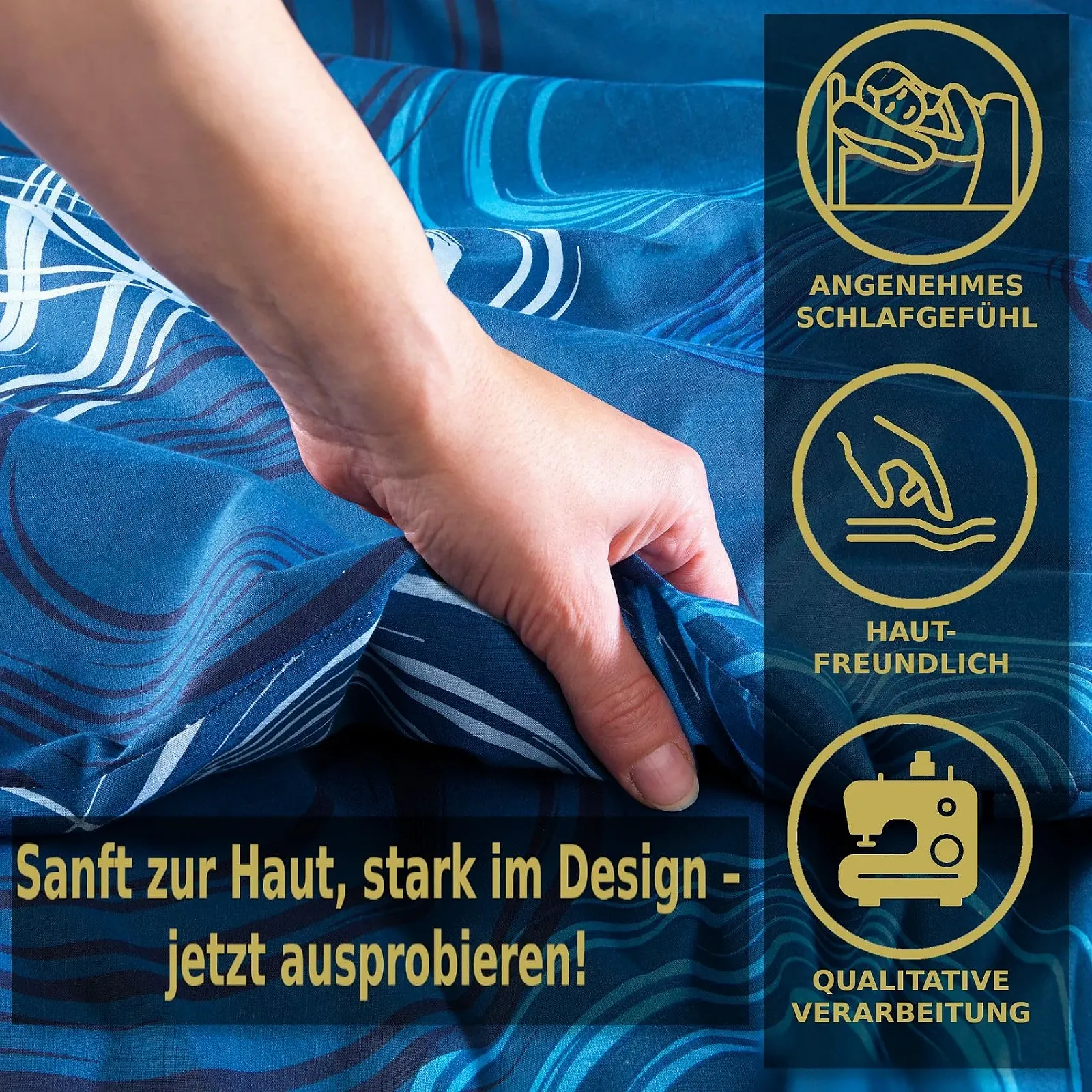 Постельное белье MALIKA Circle Pattern Renforcé 2 предмета 135 x 200 см наволочка 80 x 80 см Красное, фото №3