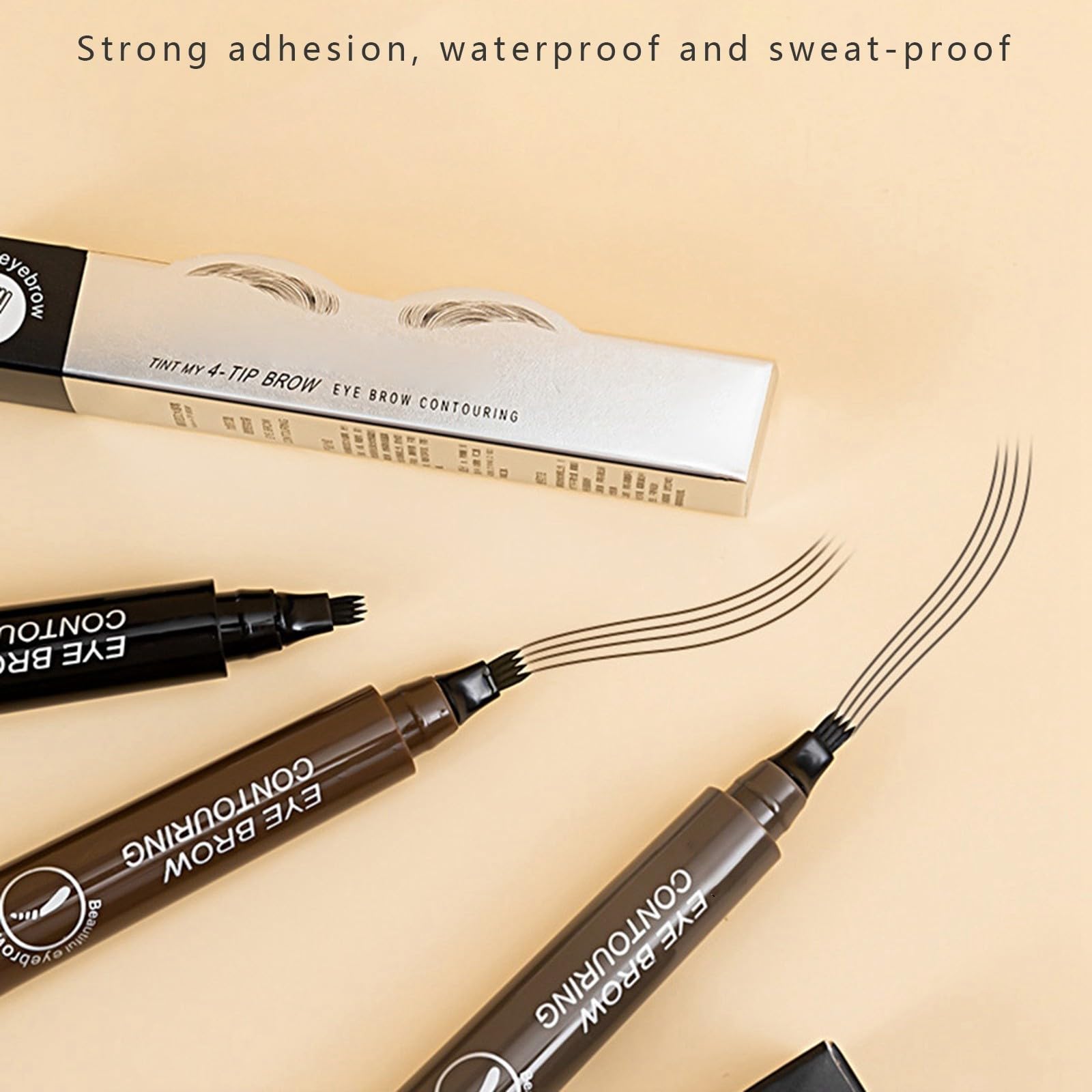 карандаш EYEBROW REAL Four Pointed жидкий 2 мл, фото №7