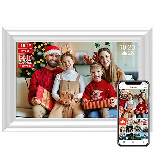 Цифровая фоторамка Frameo 10.1 дюйма IPS WiFi 32 GB White - Фото 1