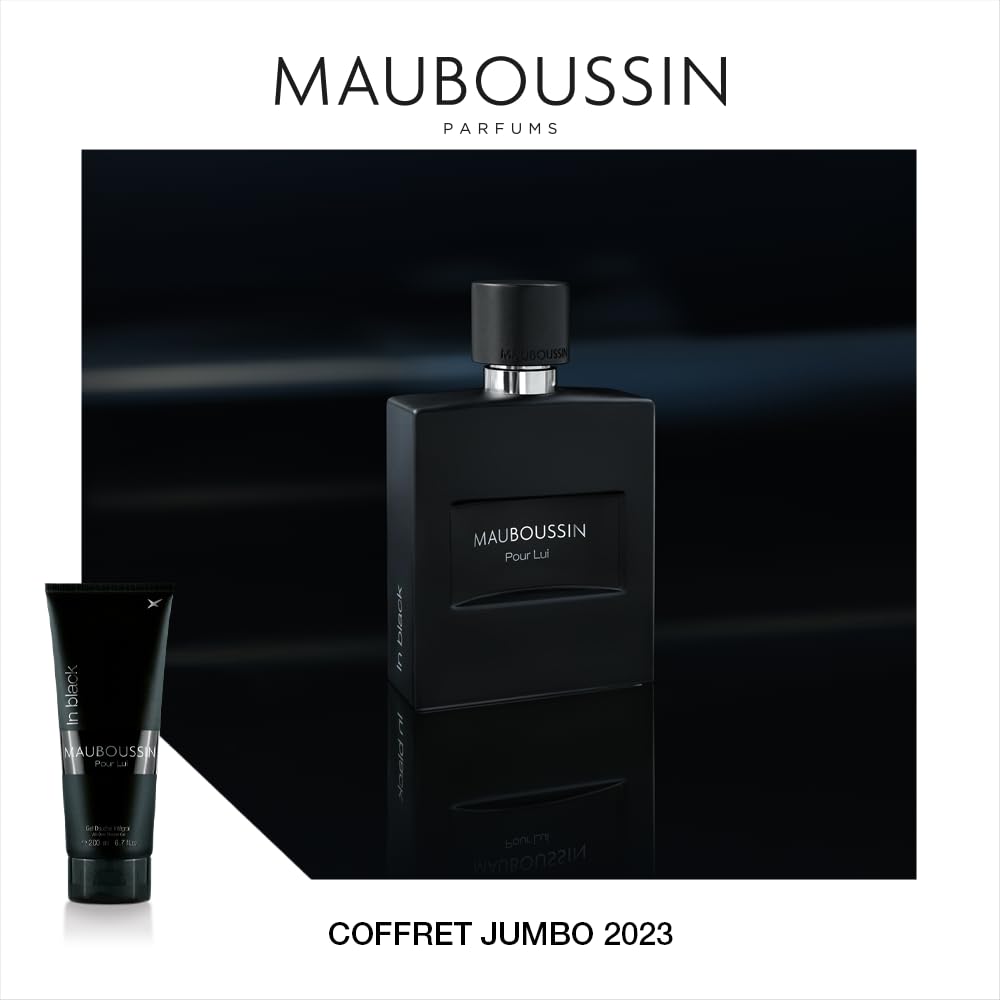 Набор Mauboussin Jumbo Pour Lui In Black Eau de Parfum 100 мл и гель для душа 200 мл, фото №5