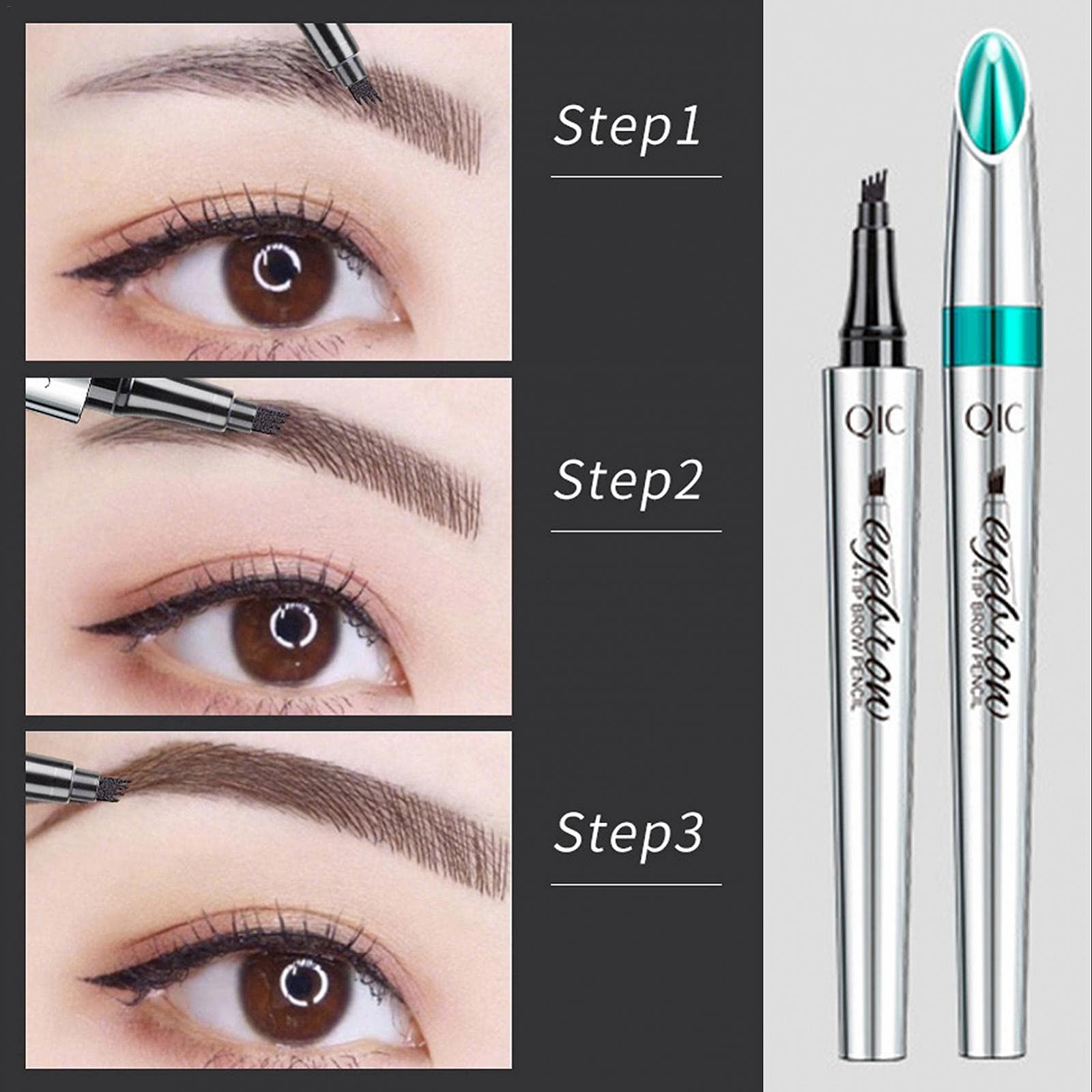 Карандаш для бровей Aibyks Waterproof Four Tip, фото №3