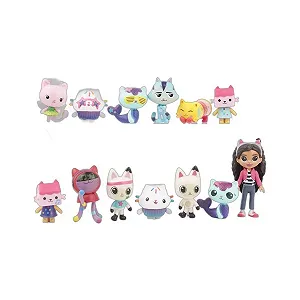 Набор игровых фигурок Gabby's Dollhouse 13 в 1, 5-8 см synthetic.ua - Фото 1