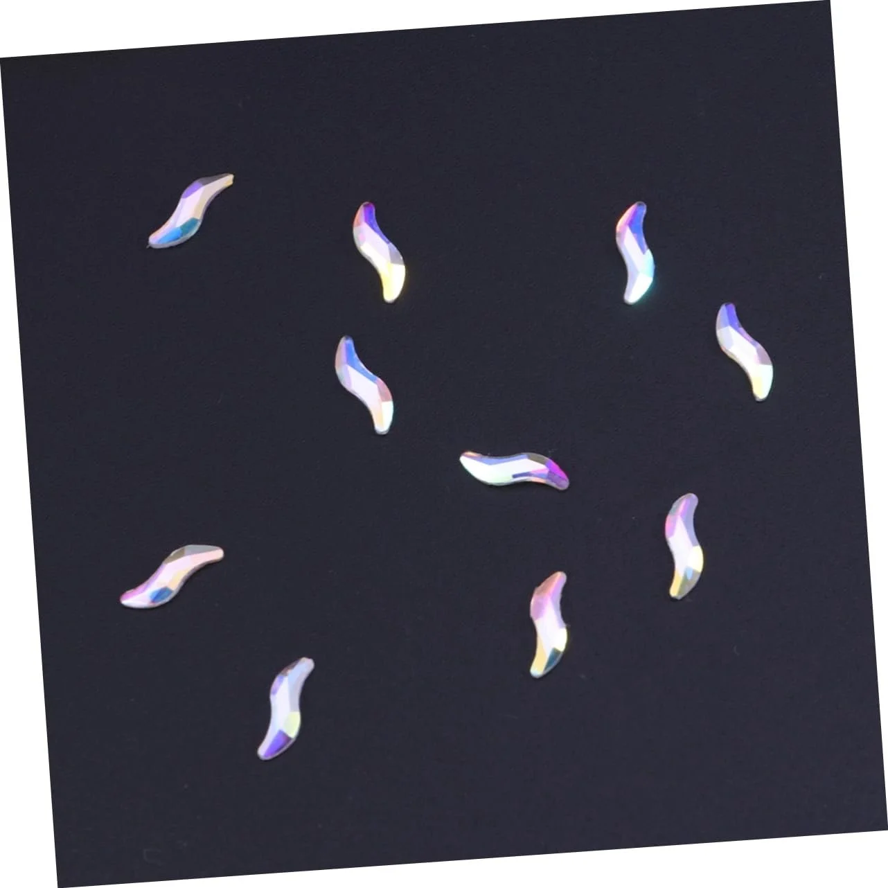 Стразы для ногтей FRCOLOR Имитация кристаллов 10 шт S-образные, фото №7