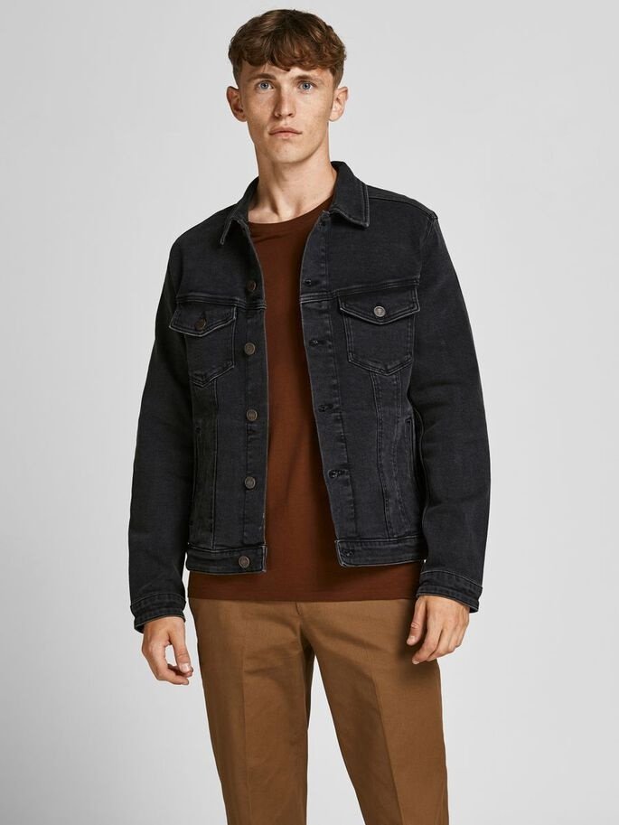 Куртка джинсовая Jack&Jones JJIALVIN JJJACKET AGI 015 NOOS Черный M, фото №1
