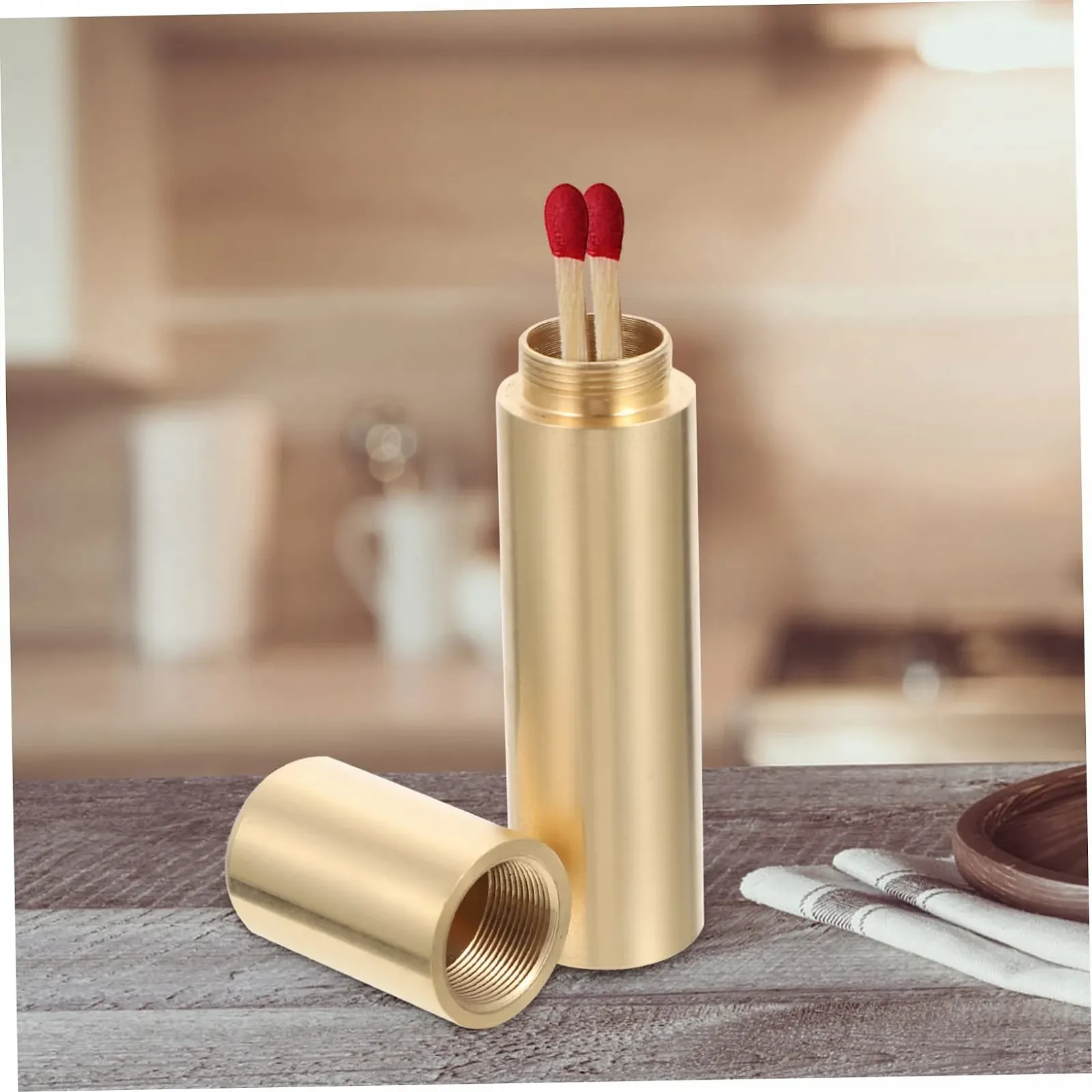 Коробка WHAMVOX Pewter, легка, водонепроникна, латунь, фото №7