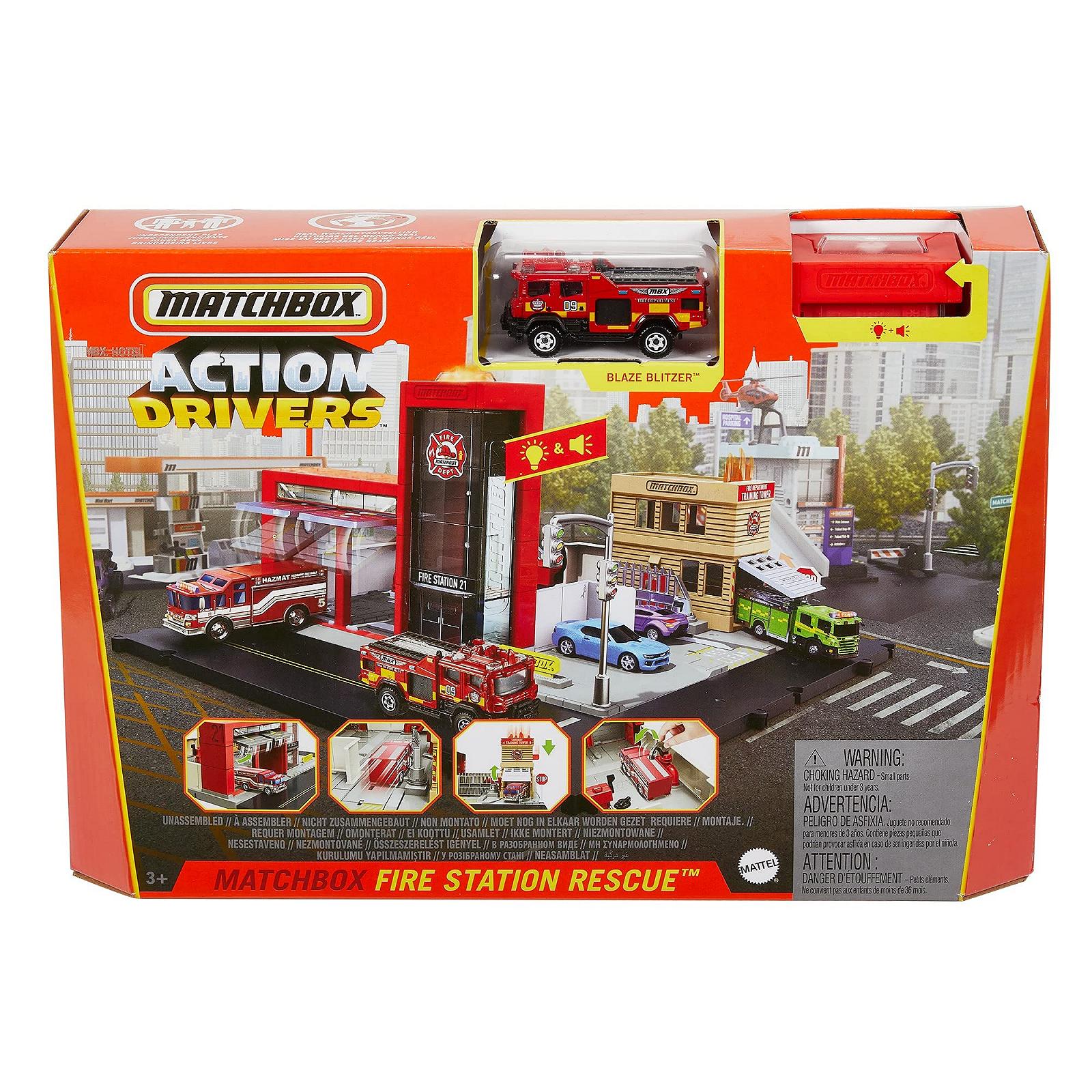 Игровой набор Matchbox HBD74 Лестница различные модели разноцветный 34.93 x 34.93 x 18.4 см, фото №5 Игровой набор Matchbox HBD74 Лестница различные модели разноцветный 34.93 x 34.93 x 18.4 см, фото №5