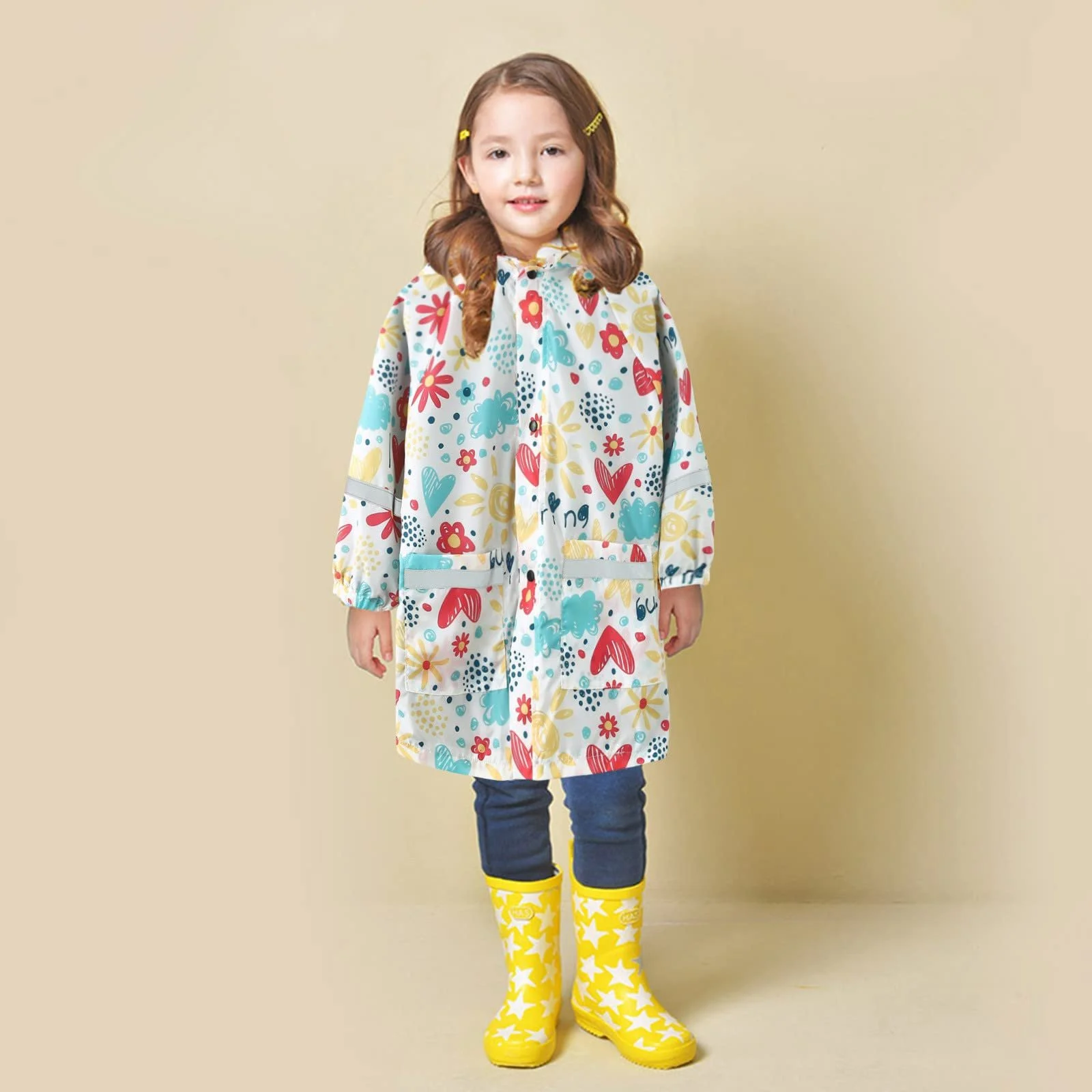 Дитячий дощовик XIUH Прозорий Міцний, фото №3 Дитячий дощовик XIUH Прозорий Міцний, фото №3