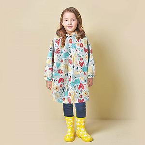 Легкая детская водонепроницаемая куртка-дождевик Qzeanxy с капюшоном, Унисекс, для активного отдыха, портативная synthetic.ua - Фото 1