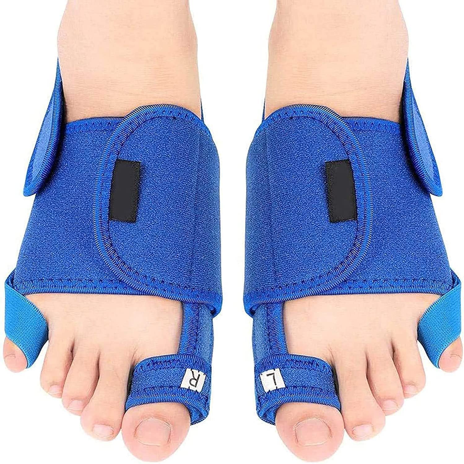 Коректор великого пальця стопи з регульованим розміром, дихаючий, для жінок та чоловіків, коректор Hallux Valgus, фото №1