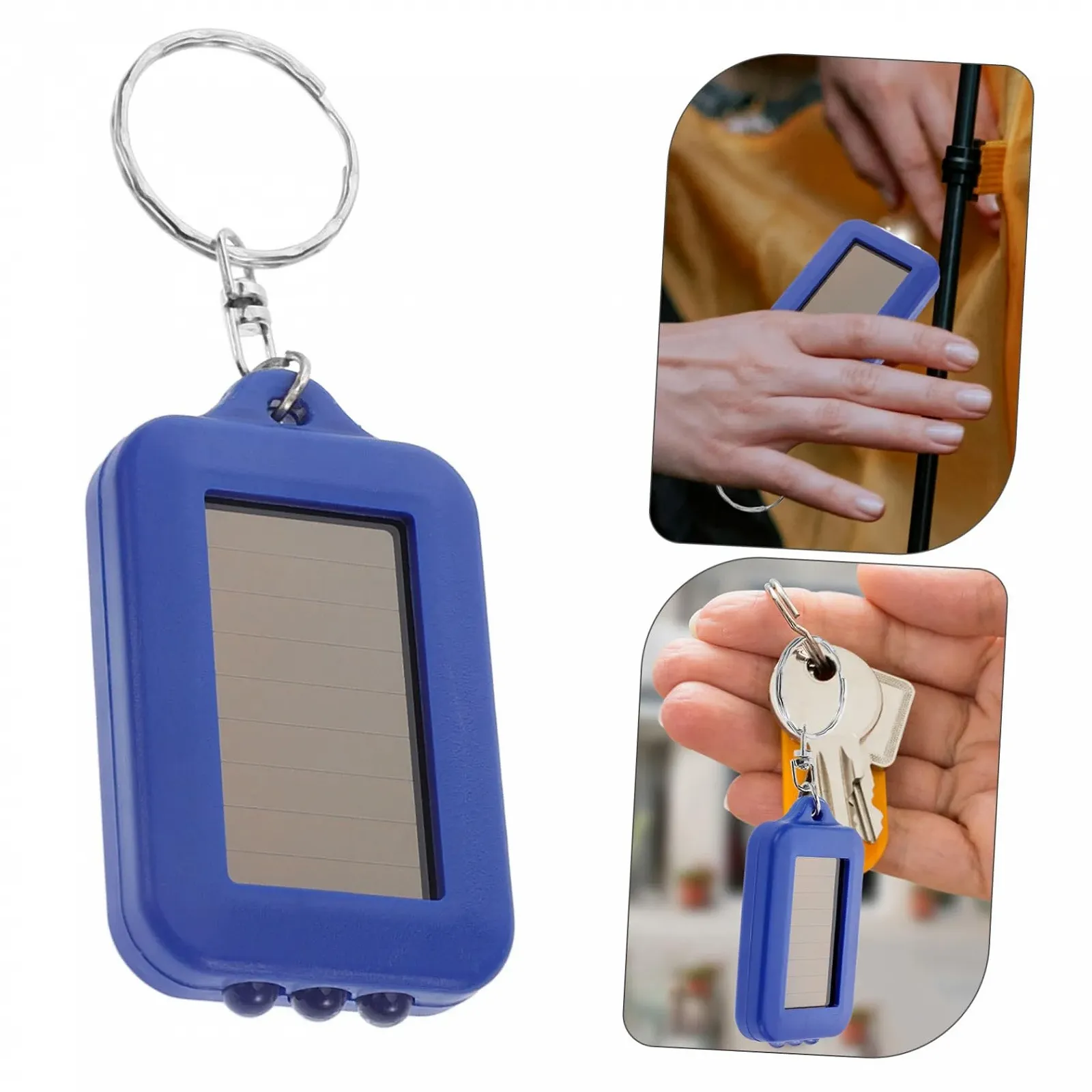 Ліхтарик-брелок LED Solar Compact HEMOTON Міні для надзвичайних ситуацій Портативний Універсальний для кемпінгу та активного відпочинку Синій, фото №9