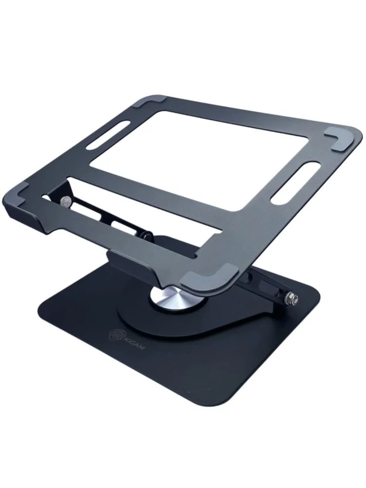 Підставка для ноутбука Kigam, що обертається на 360 градусів, регульована по висоті, ергономічна портативна, фото №1