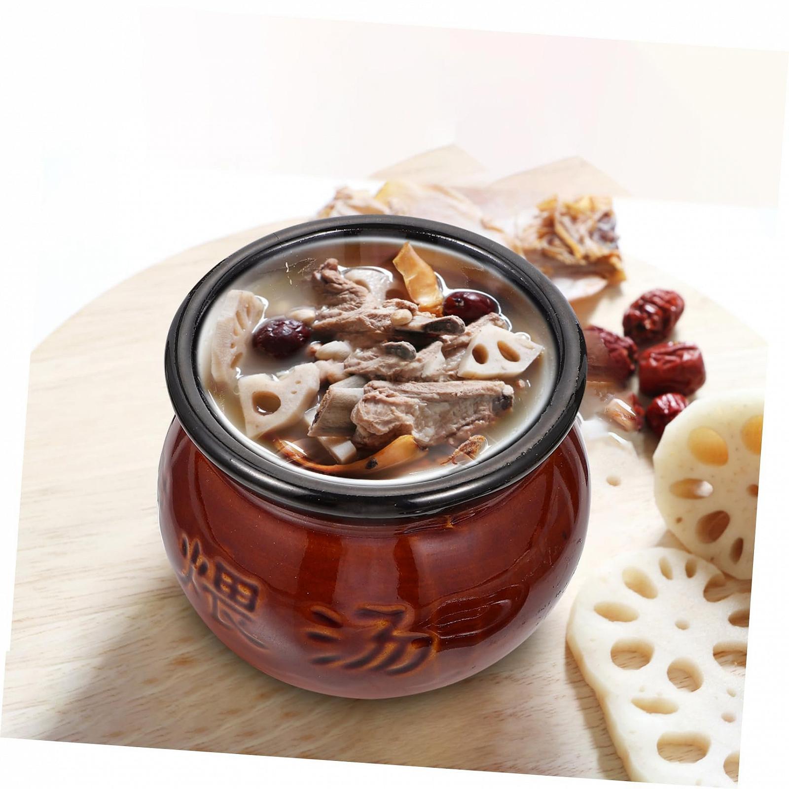 Набор кастрюль керамических 2 шт. с крышкой Белый, фото №7 Набор кастрюль керамических 2 шт. с крышкой Белый, фото №7