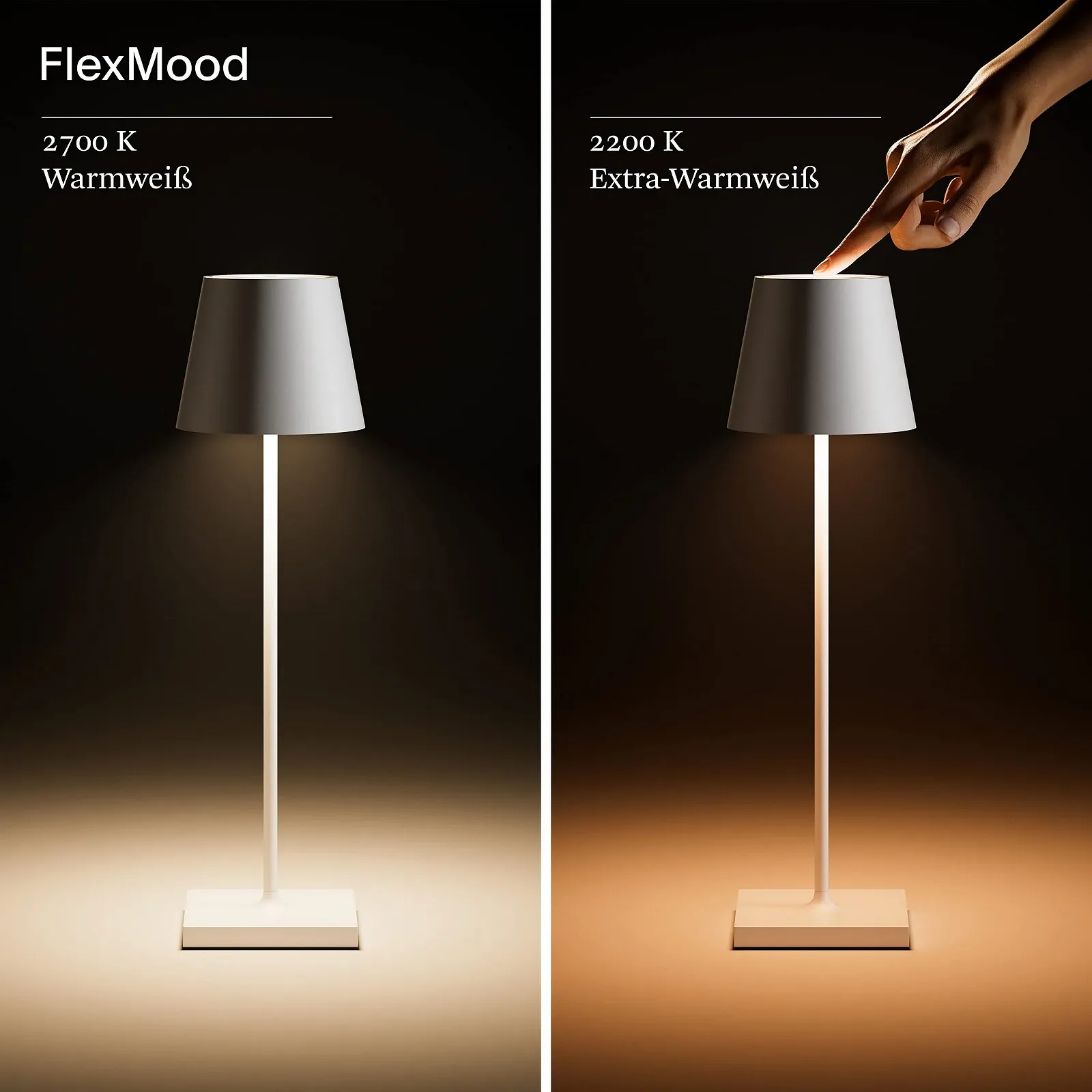 Настільна лампа SIGOR Nuindie акумуляторна LED IP54 38 см Вишнево-червоний, фото №4