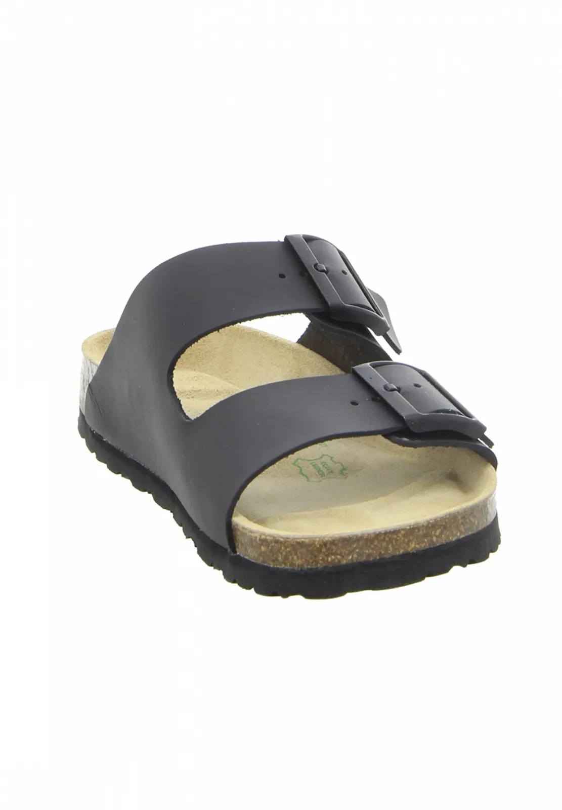 Шльопанці Natural Sense Unisex 1095018 Шкіряні Чорні, фото №5