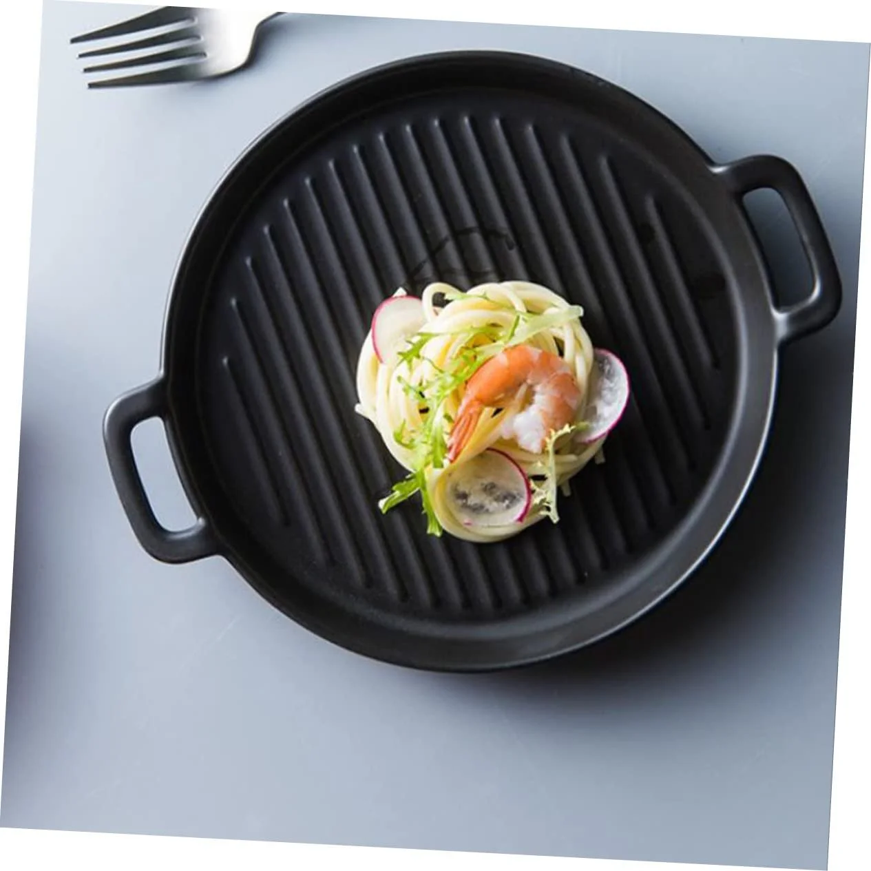 Форма для запекания Zerodeko керамическая круглая с двойными ручками термостойкая, фото №6