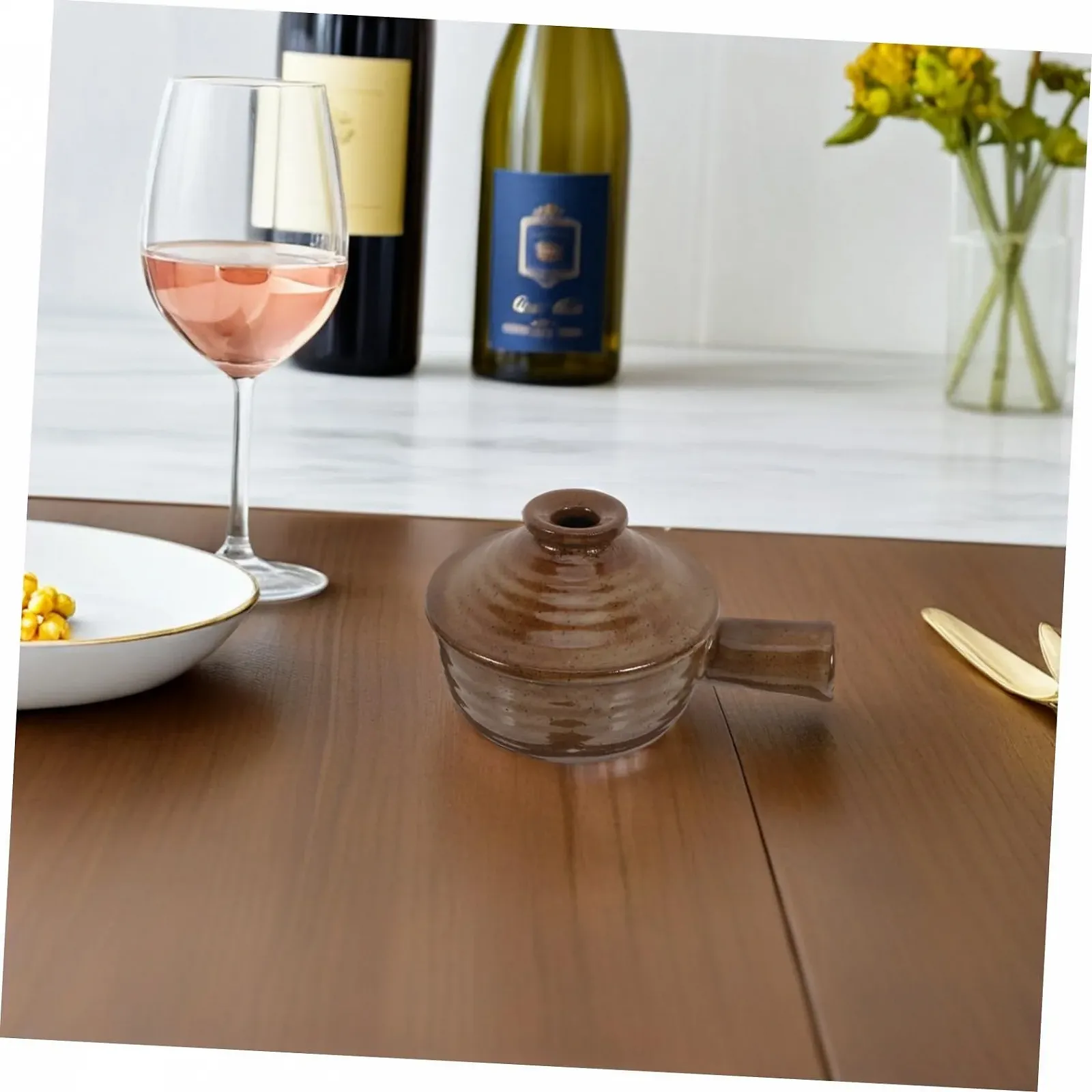 Набор кастрюль для запекания Cabilock керамических с ручками и крышками 2 шт., фото №6