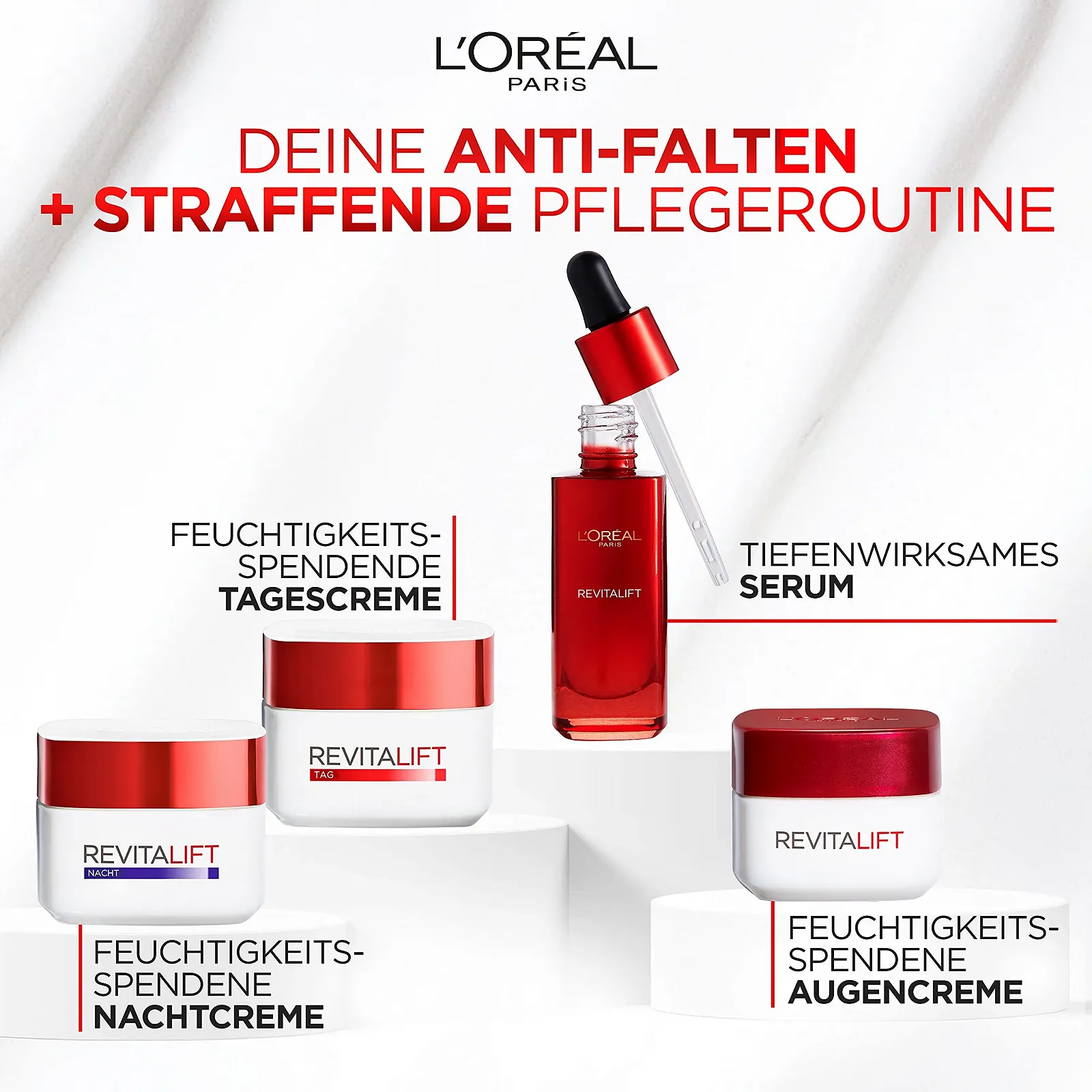 Денний крем L'Oréal Paris Revitalift антивіковий проти зморшок з про-еластином та бджолиним воском 50 ml (упаковка з 4 шт), фото №6 Денний крем L'Oréal Paris Revitalift антивіковий проти зморшок з про-еластином та бджолиним воском 50 ml (упаковка з 4 шт), фото №6