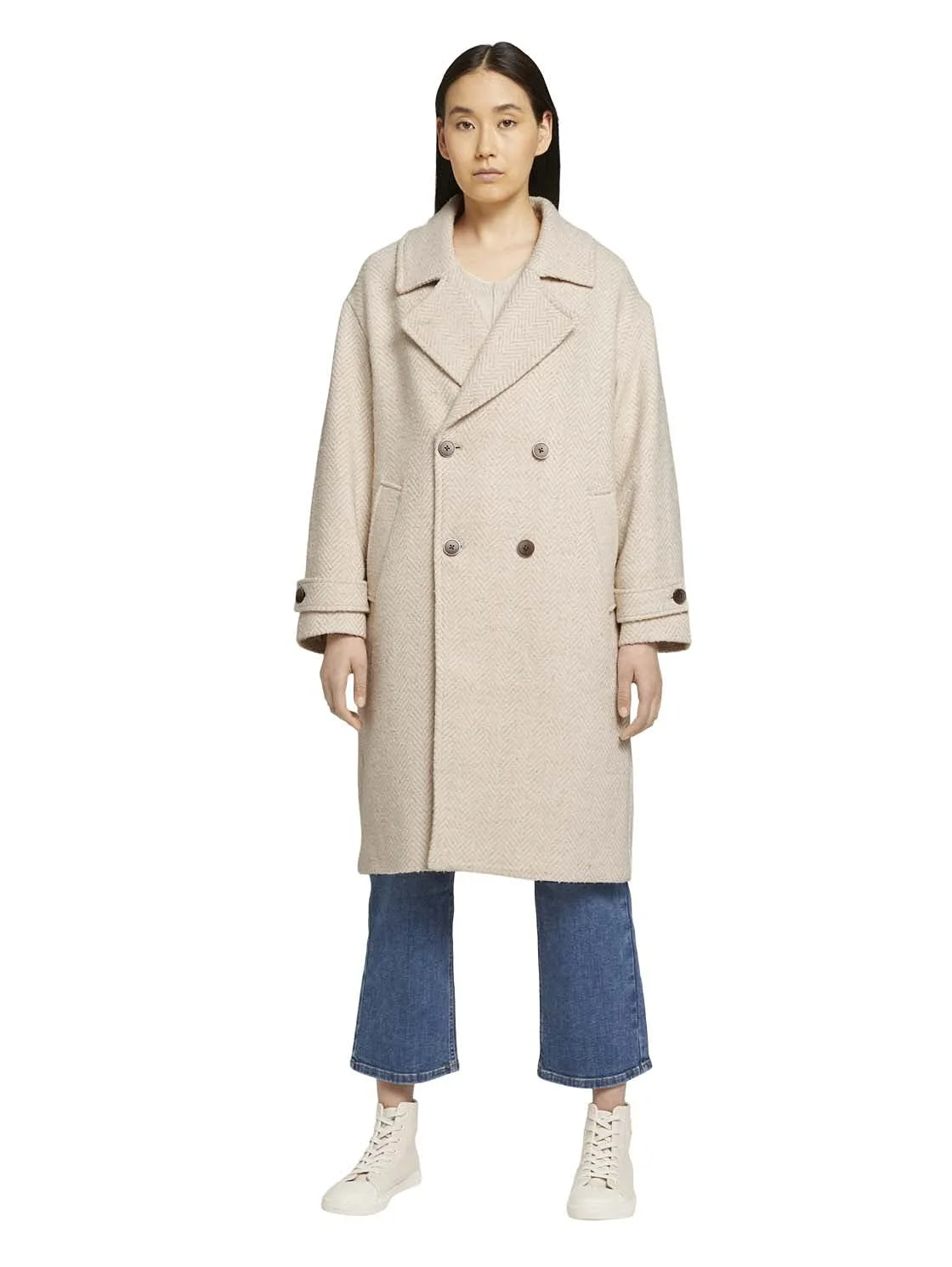 Пальто TOM TAILOR Свободного кроя, фото №1 Пальто TOM TAILOR Свободного кроя, фото №1