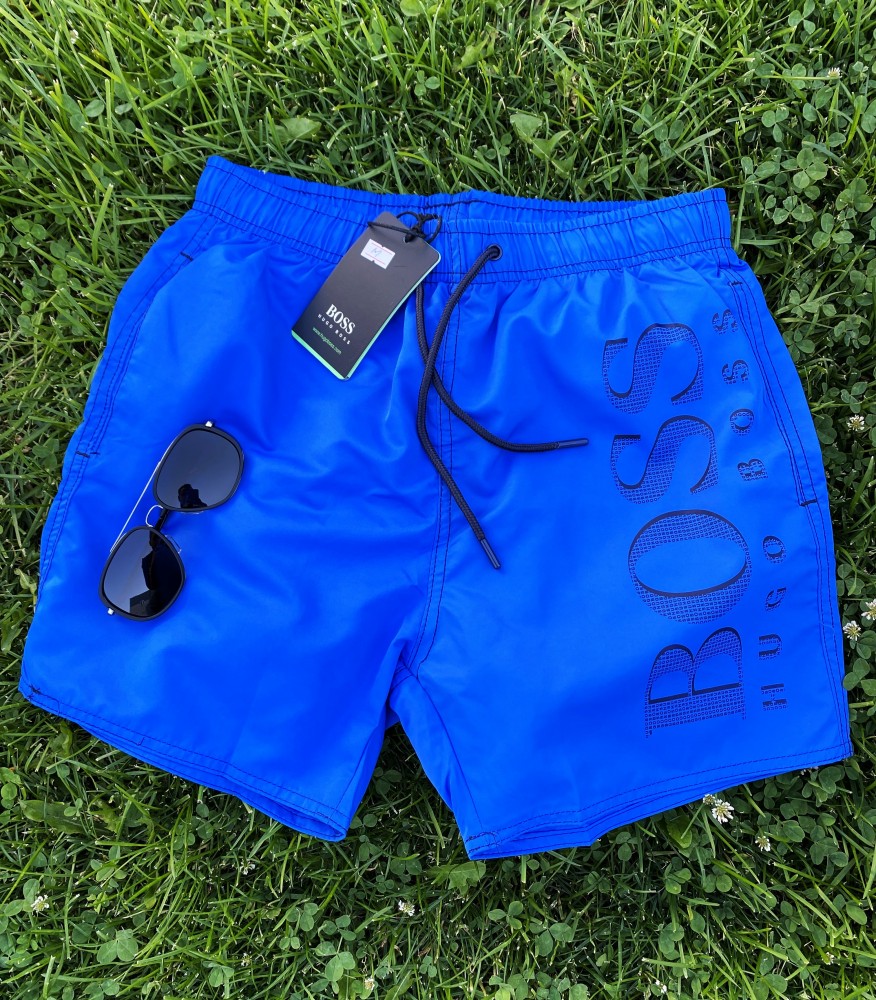 Плавательные шорты Hugo Boss синие, фото №1 Плавательные шорты Hugo Boss синие, фото №1