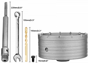 Свердло Hsawbit / 160 мм / SDS Plus / Сріблястий ціна на synthetic.ua - Фото 1 Свердло Hsawbit / 160 мм / SDS Plus / Сріблястий synthetic.ua - Фото 1