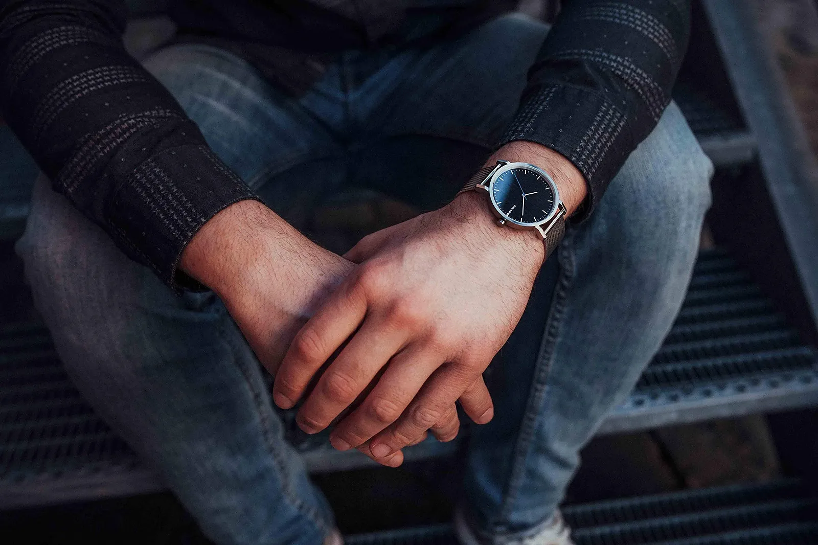 Дерев'яний годинник TAKE A SHOT Аналоговий 40 мм, фото №7