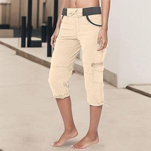Капри Шорты Generisch 3/4 Спортивные с Высокой Талией synthetic.ua - Фото 1