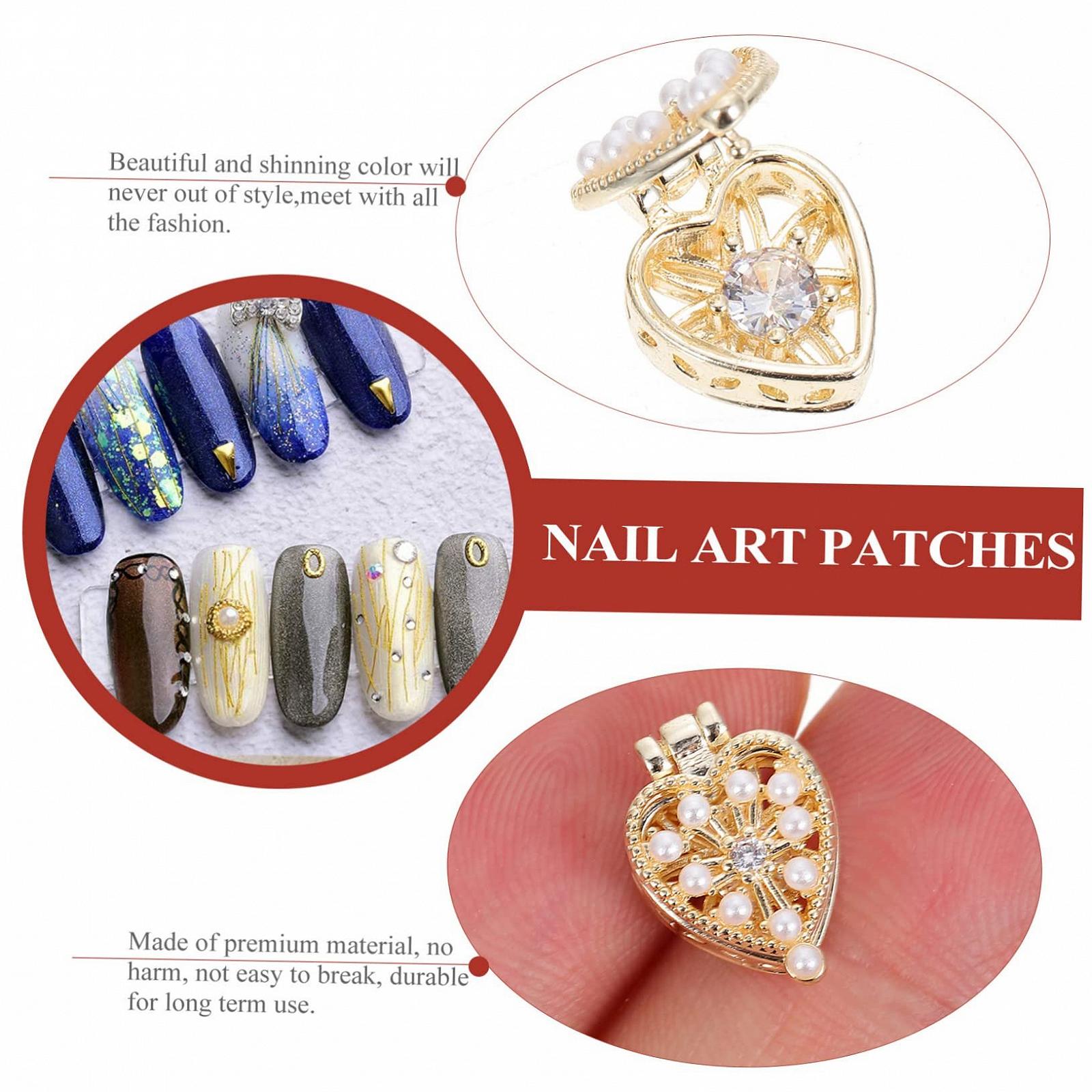 Стразы для ногтей FRCOLOR Сердце, 8 шт. Набор для дизайна ногтей с роскошными накладками для маникюра для вечеринок и художественного оформления, фото №4 Стразы для ногтей FRCOLOR Сердце, 8 шт. Набор для дизайна ногтей с роскошными накладками для маникюра для вечеринок и художественного оформления, фото №4