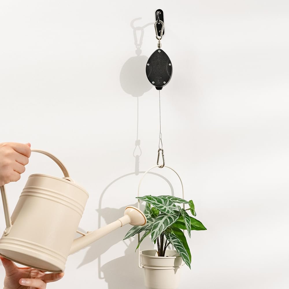 Підвісний гачок з роликом Bamworld Висувний для кошиків та горщиків, фото №3