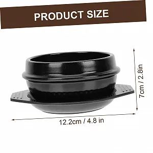 Горшок для бибимбапа VALICLUD керамический с подносом и ложкой 1100 мл synthetic.ua - Фото 1