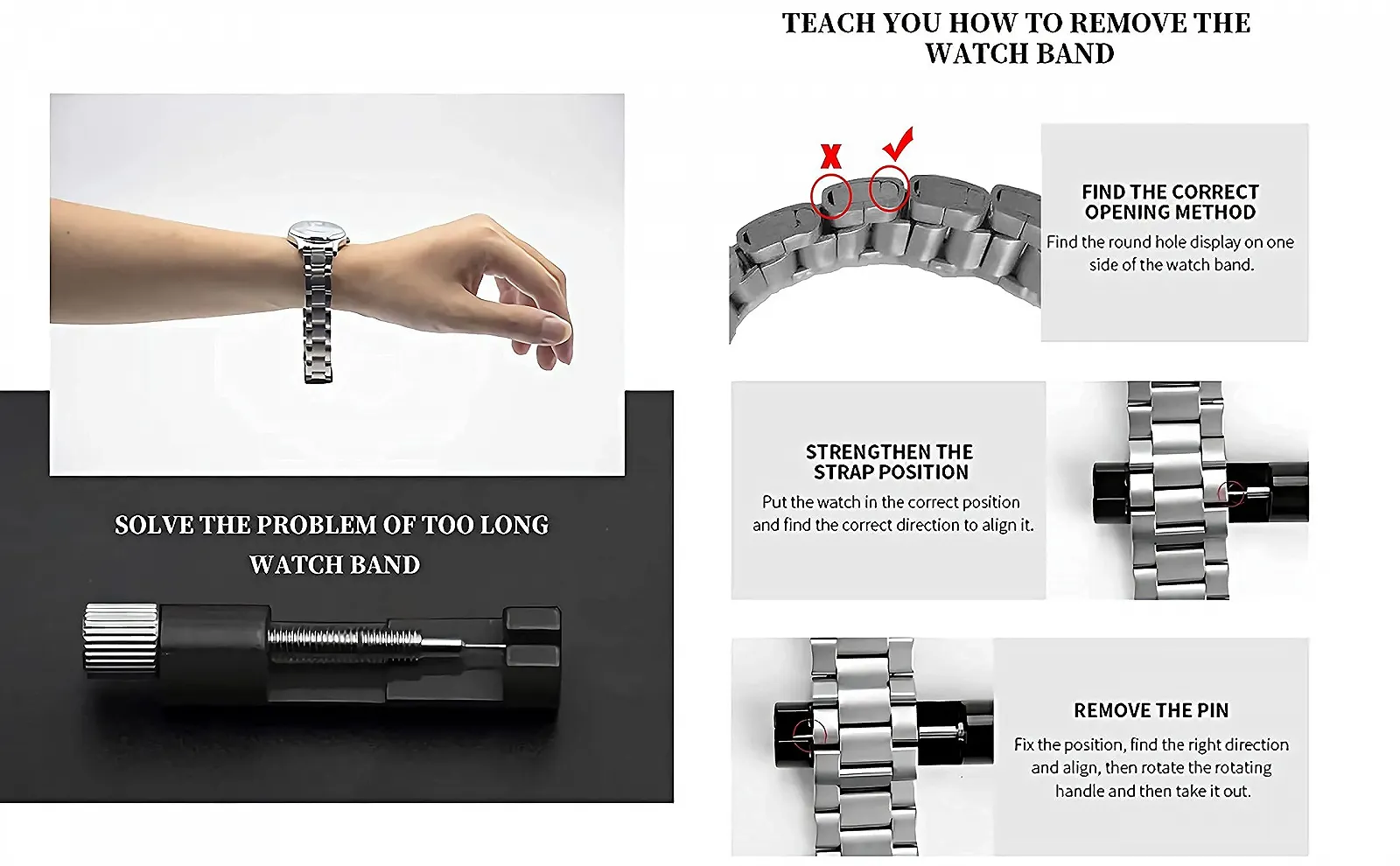 Мужские аналоговые часы BOSCK Золотой/Черный, фото №5 Мужские аналоговые часы BOSCK Золотой/Черный, фото №5