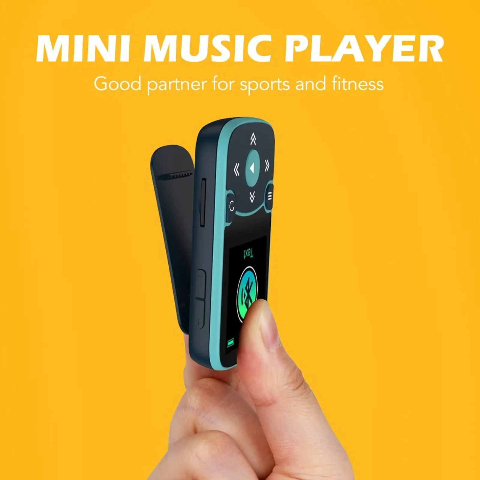 MP3 плеєр AGPTEK Sport 32GB 1.5 Inch TFT Colour Screen Bluetooth 5.3 Синій, фото №8