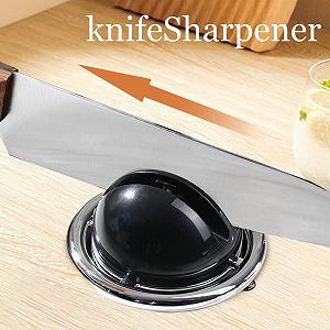 Точилка для ножей на присоске Двусторонняя профессиональная кухонная полировальная synthetic.ua - Фото 1