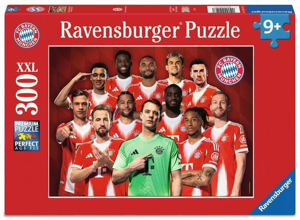 Дитячий пазл Ravensburger 12004146 FC Bayern Munich Season 2025/2026 XXL 300 деталей, фото №1