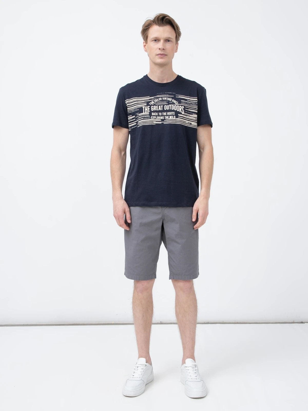 Шорты Tom Tailor clean beach shorts 2XL Темно-серый, фото №3