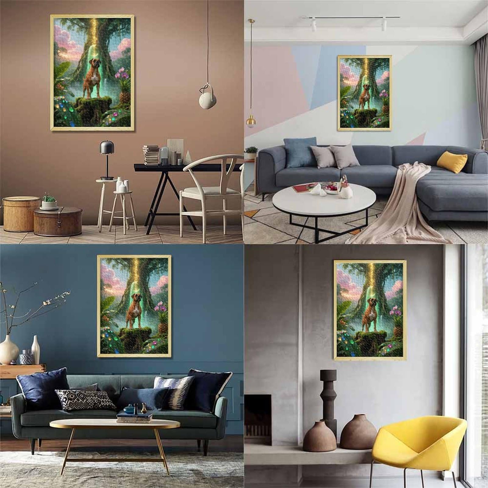 Пазл Boxer Dog Tropical Jungle 1000 деталей 70 x 50 cm, фото №3 Пазл Boxer Dog Tropical Jungle 1000 деталей 70 x 50 cm, фото №3