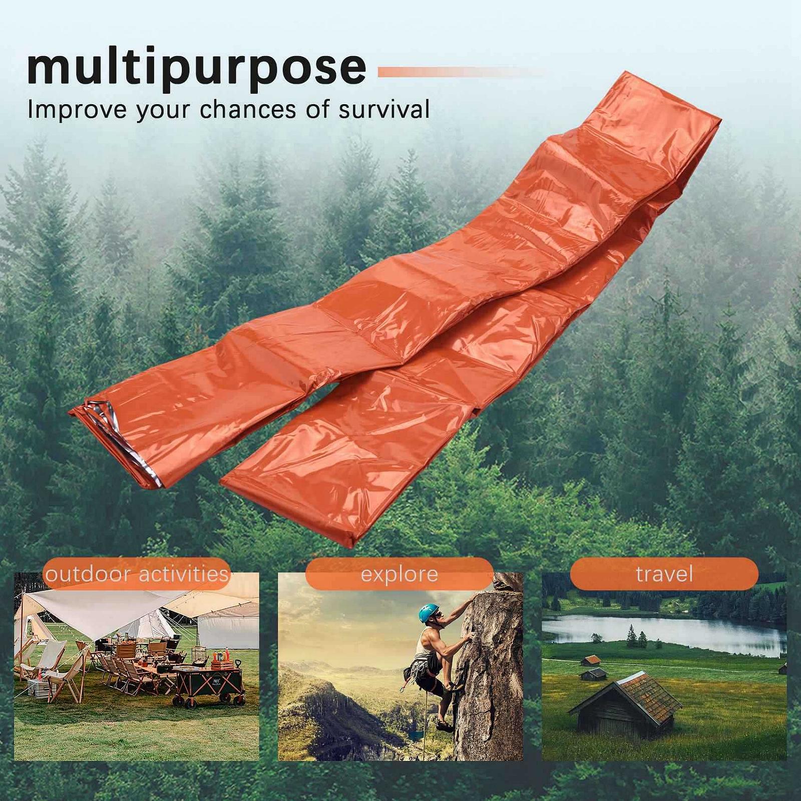 Набір BOLAXHCA 10 штук Emergency Thermal Waterproof Blanket, фото №7