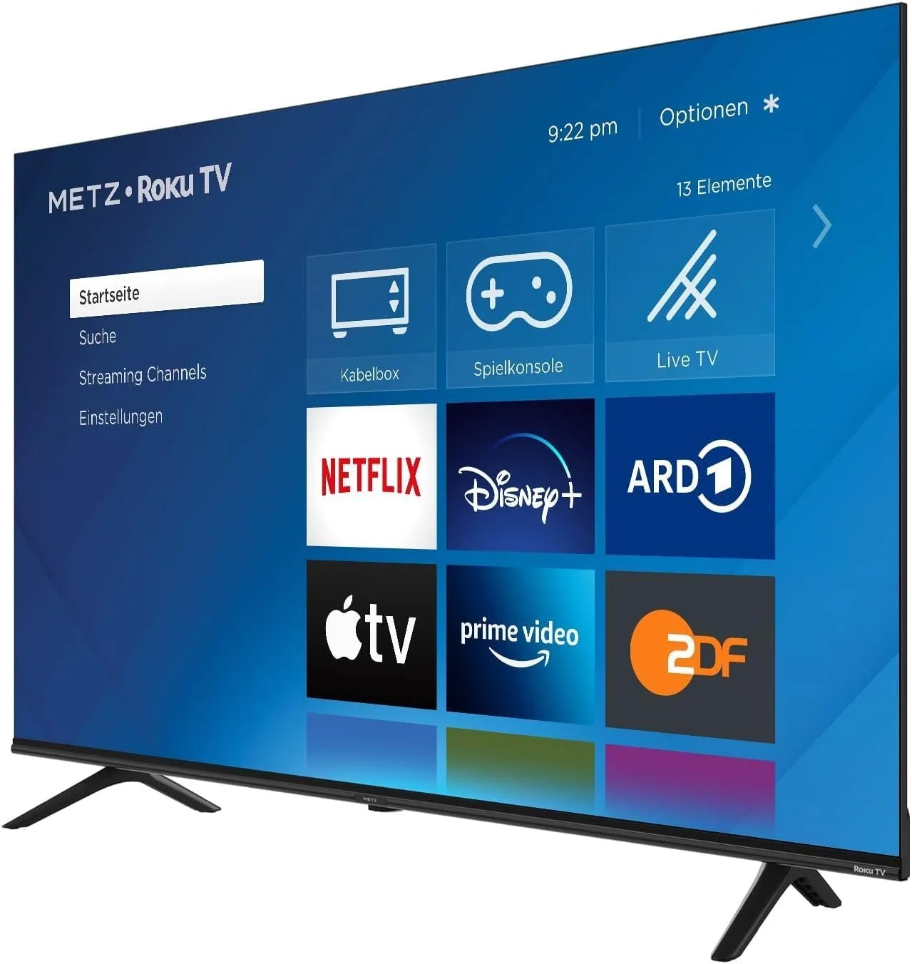 Телевізор 55" METZ Blue Roku TV / 4K UHD / 60 Гц / LED / Roku TV / Wi-Fi / Bluetooth / T2, фото №3