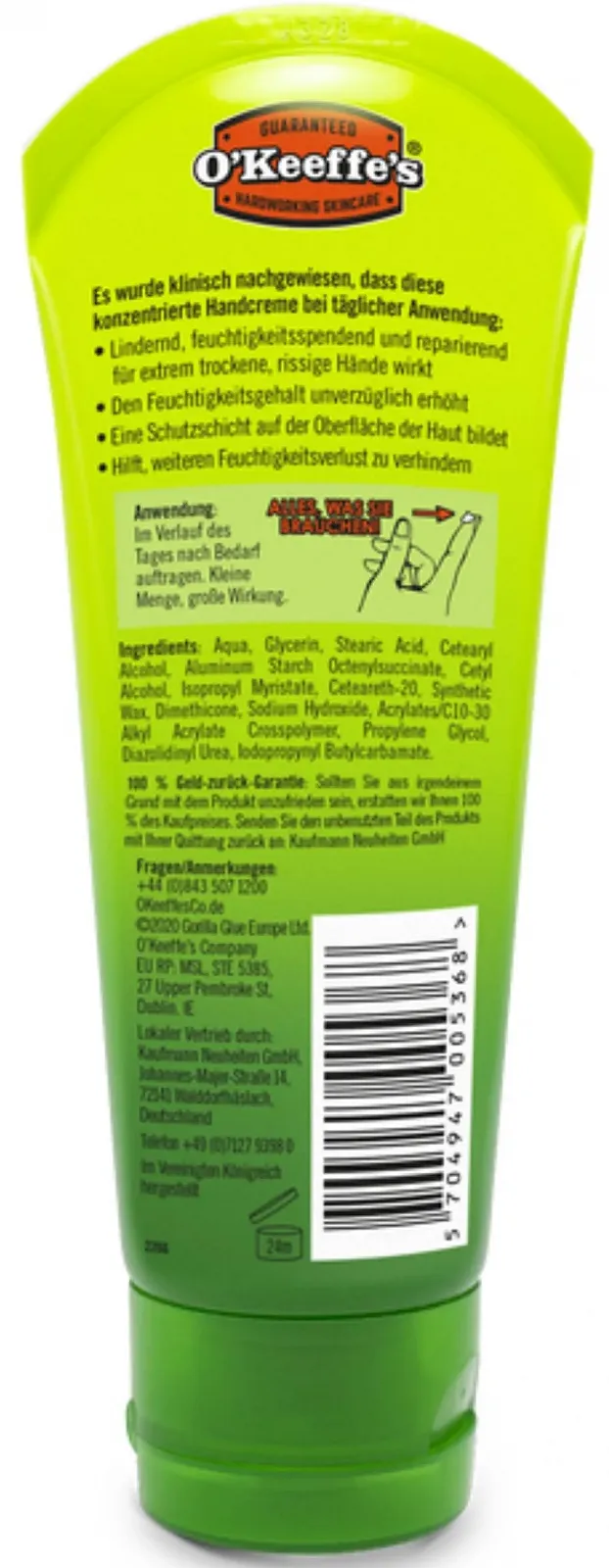 Крем для рук O'Keeffe's Working Hands 85 мл, фото №2