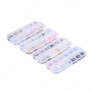 Блестки для ногтей Healeved, 4 шт. - Фото 1