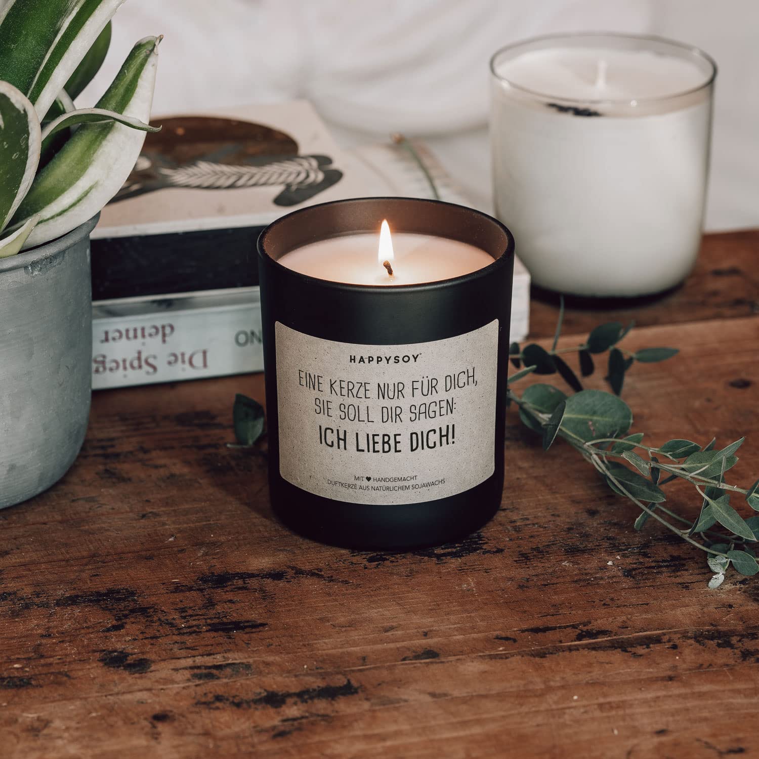 Подарунок Валентина Свічка з ароматом в склі з написом "Я тебе кохаю" 100% соєвий віск, фото №2 Подарунок Валентина Свічка з ароматом в склі з написом "Я тебе кохаю" 100% соєвий віск, фото №2