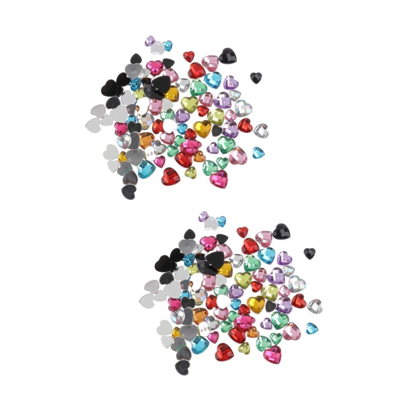 Стразы для ногтей Сердце FRCOLOR Акриловые, 2 набора, фото №1 Стразы для ногтей Сердце FRCOLOR Акриловые, 2 набора, фото №1