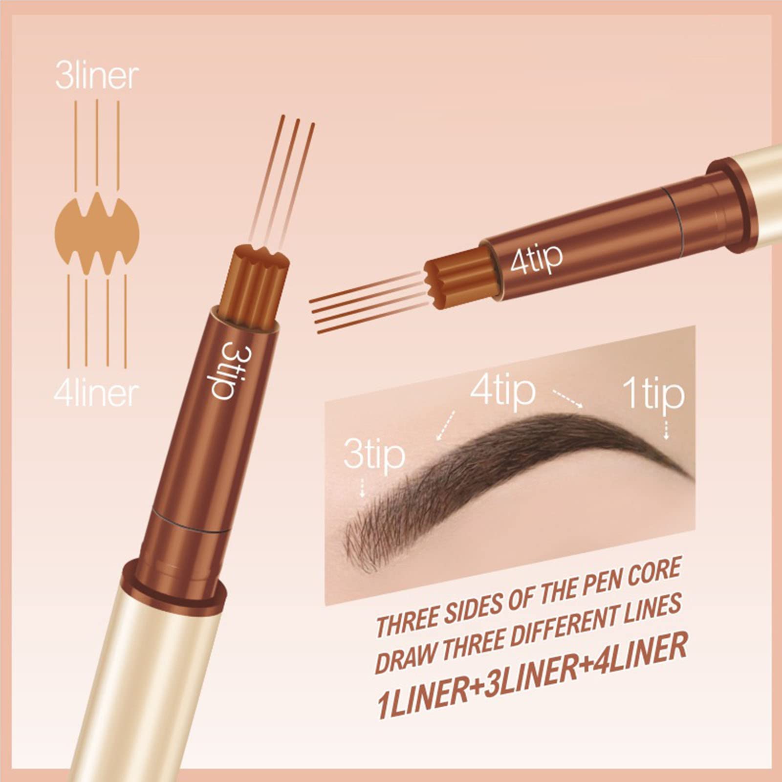 Карандаш для бровей Trident T23R713 C Универсальный размер, фото №7 Карандаш для бровей Trident T23R713 C Универсальный размер, фото №7