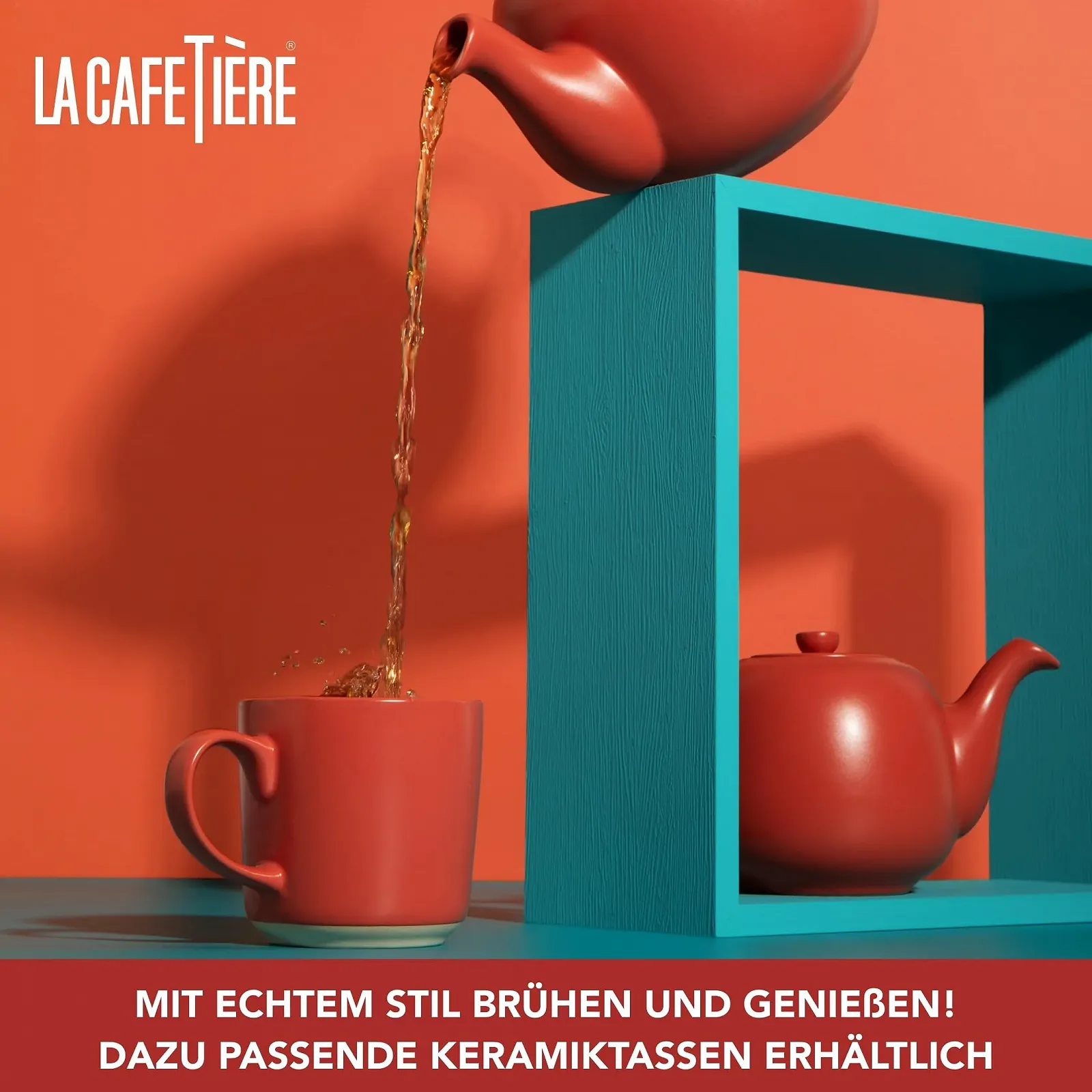 Чайник-заварник La Cafetière Classic Красный 1,2 литра, фото №5