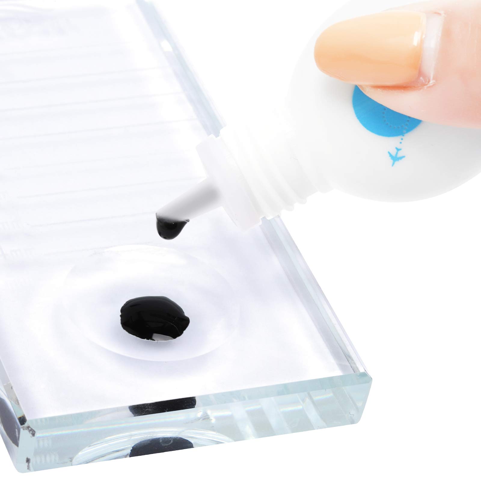 Клей FADLASH Sky Zone для нарощування вій 5 мл Екстра Сильний 1-2 секунди Час висихання Тримання до 6-7 тижнів Професійний Чорний, фото №2