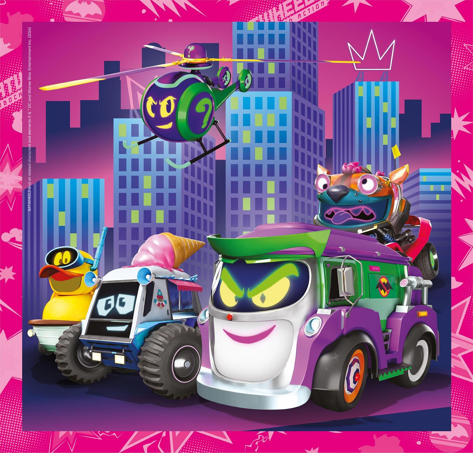 Пазлы Clementoni Batwheels 25307 3 x 48 элементов, фото №5 Пазлы Clementoni Batwheels 25307 3 x 48 элементов, фото №5