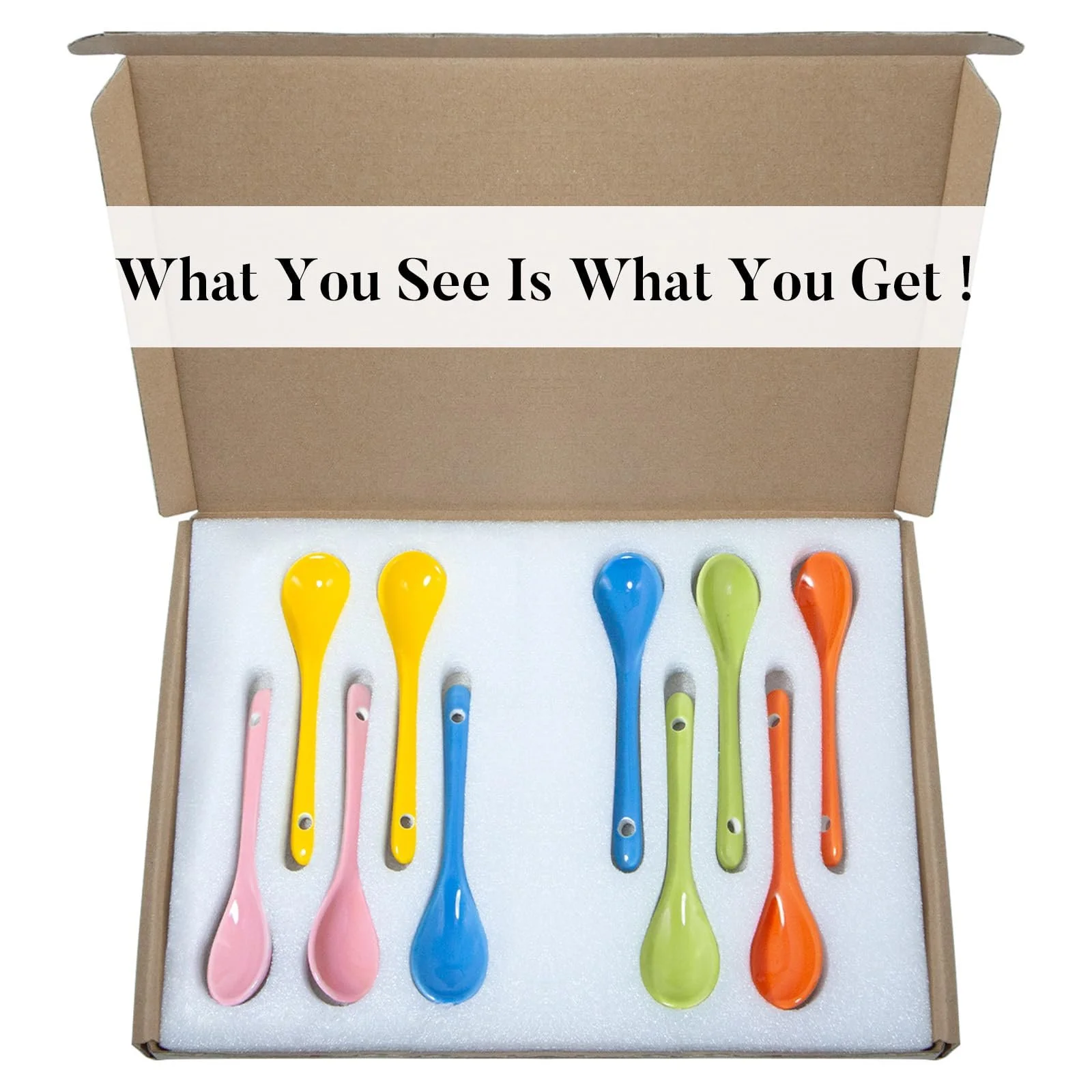 Набір з 10 порцелянових ложок, фото №5